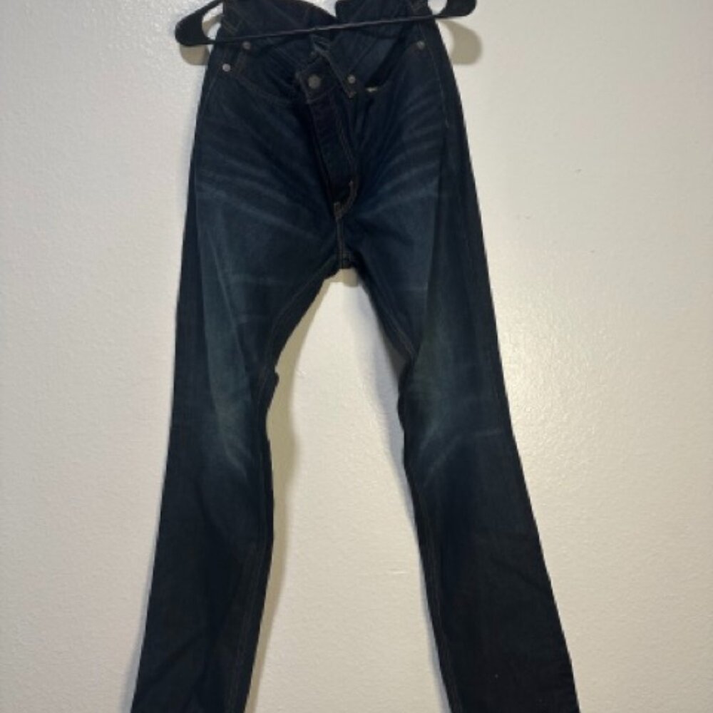 Levi dark wash jeans men's